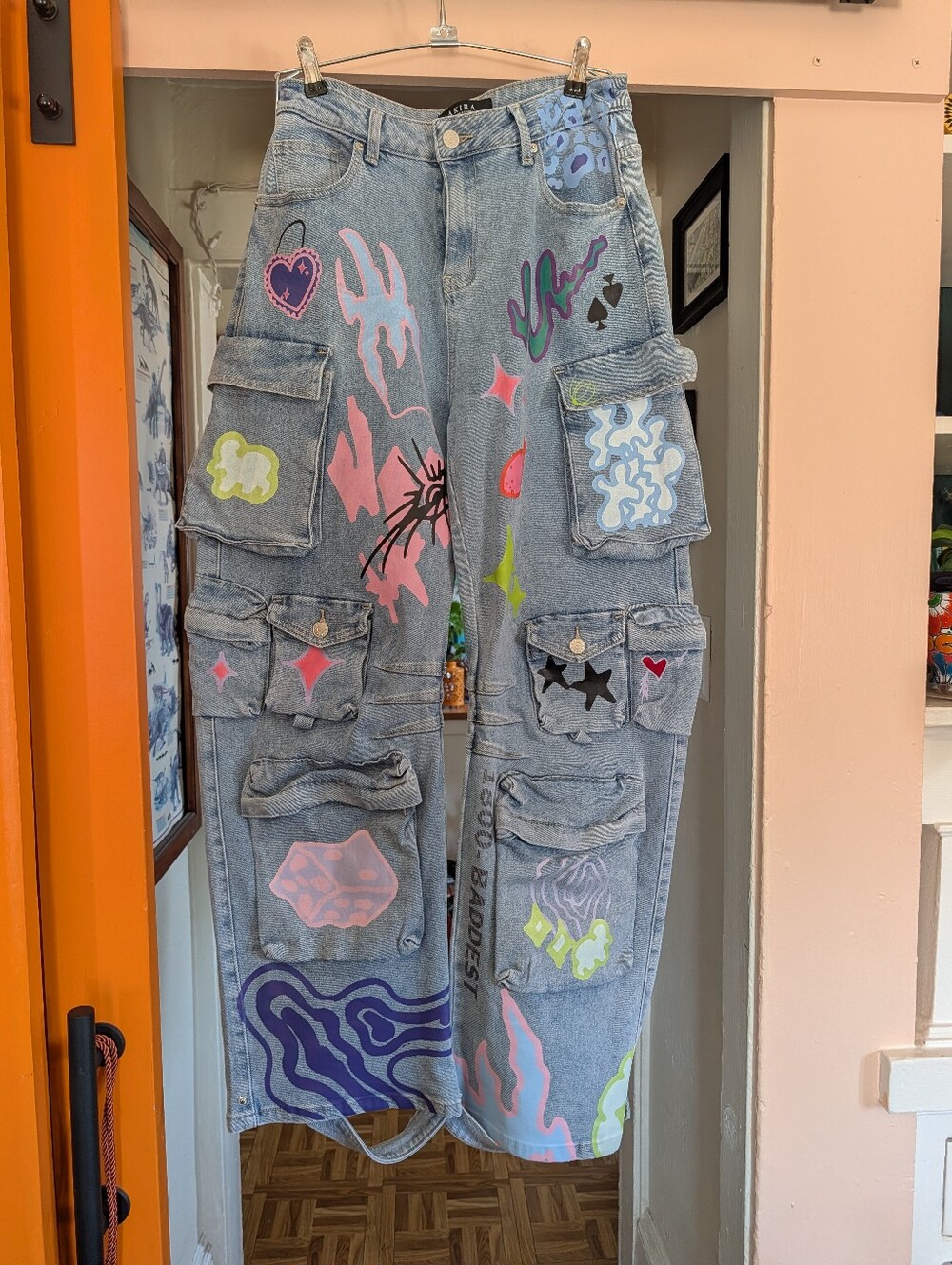 Akira WILD SOUL GRAFFITI CARGO PANT